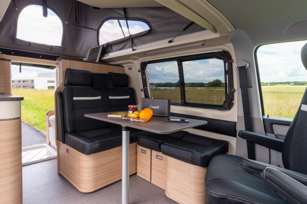 Fitted motor home lounges